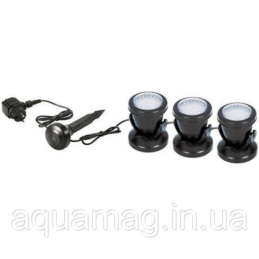 AquaKing LED-203 підсвітка, світильник для ставка, фонтана, водоспаду, водойми, каскаду, озера, саду