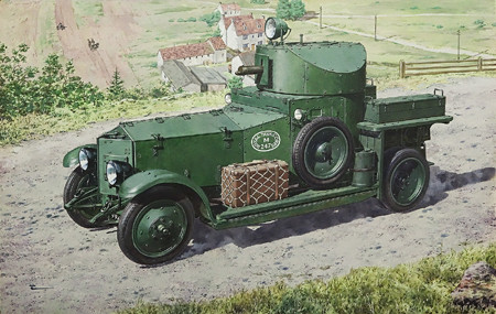 Збірна модель британського бронеавтомобіля PATTERN 1920 MK.I. 1/72 RODEN 731