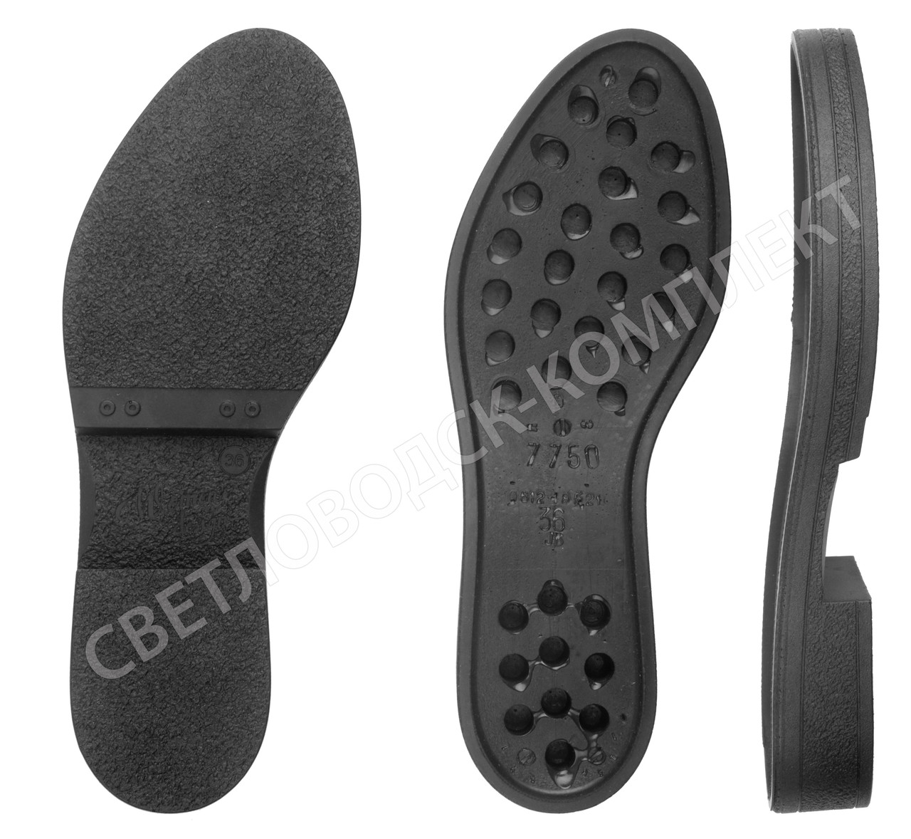 Подошва для обуви PU-7750 JB, цв. чёрный 32: купить, продажа, цена в ...