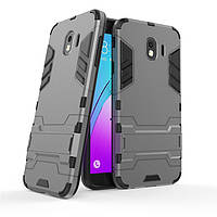 Чохол Samsung J400 / J4 / J4 2018 Hybrid Armored Case темно-сірий