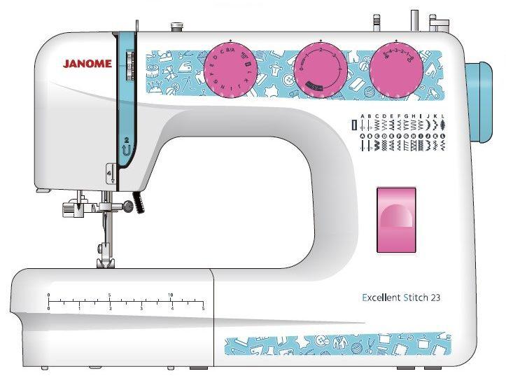 Janome Excellent Stitch 23 Швейна машина