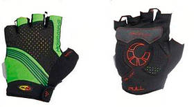 Велорукавиці Northwave Galaxy Short green Fluo р-р L чорний/зелений 89142003-L