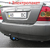 Фаркоп - Toyota Corolla (E12) Хэтчбек (2002-2007) съемный на 2 болтах