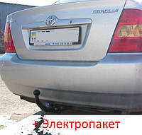 Фаркоп - Toyota Corolla (E12) Седан / Універсал (2002-2007) з'ємний на 2 болтах