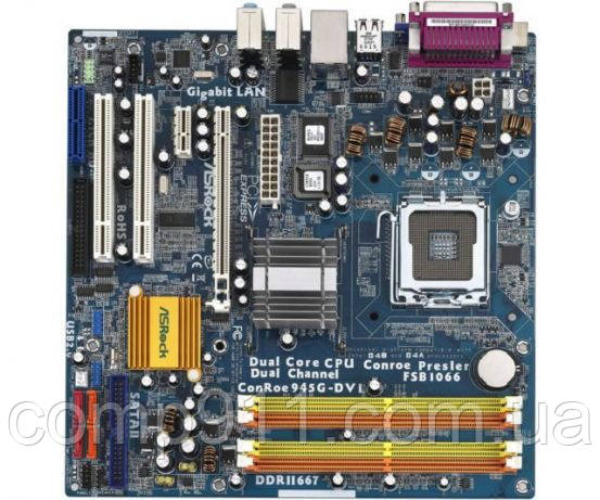 Материнська плата ASRock ConRoe945G-DVI, фото 1