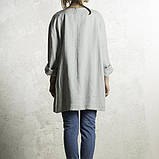 Кардиган, вільний піджак із льону, будь-якої довжини та кольору на вибір., фото 3