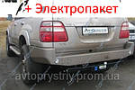 Фаркоп - Toyota Land Cruiser (J120) Позашляховик (2002-2009) з'ємний литий на 2 болтах на пластині