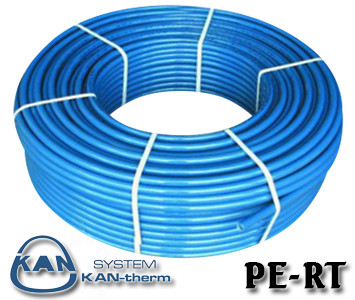 Труба для теплої підлоги KAN-therm 16х2 PE-RT з кисневим бар'єром