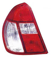 Фонарь задний для Renault Clio Symbol '01-05 правый (DEPO) красно-белый