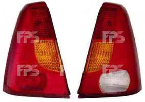 Ліхтар задній для Renault Logan '04-08 правий (DEPO) жовто-червоний