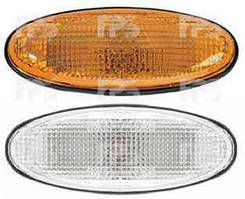 Покажчик повороту на крилі Mazda 626 '97-02 (GF) лівий та правий, білий (DEPO)