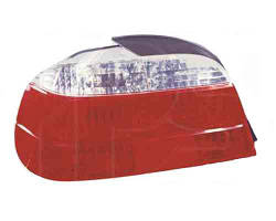 Ліхтар задній для BMW 7 E38 '94-02 лівий (DEPO) червоно-білий