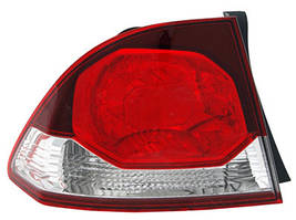 Ліхтар задній Honda Civic 4d седан '09-12 лівий (DEPO) зовнішній