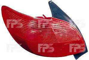 Ліхтар задній для Peugeot 206 '98-03 лівий (DEPO)