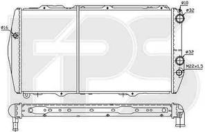 Радиатор охлаждения AUDI 100 / 200 82-91