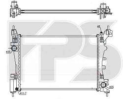 Радиатор FIAT_FIORINO 08-