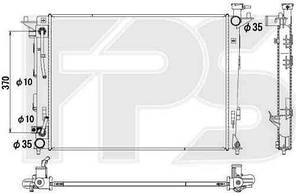 Радиатор HYUNDAI_ix35 10-, KIA_SPORTAGE 10- (SL)