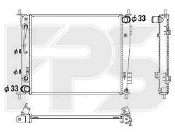 Радиатор KIA_SOUL 09-14