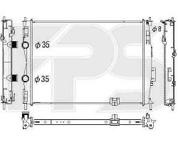 Радиатор NISSAN_QASHQAI 06-09/QASHQAI 10-14