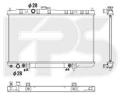 Радиатор NISSAN_ALMERA CLASIC 06-13 (B10)