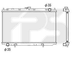Радиатор охлаждения двигателя Nissan Primera 1996-1999 (P11 / W11)