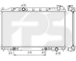 Радиатор NISSAN_TEANA J31 03-08