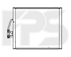 Радіатор кондиціонера BMW_5 (E39) 96-03