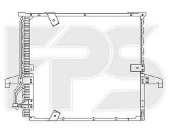 Радіатор кондиціонера BMW_3 (E36) 90-99