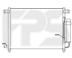 Радіатор кондиціонера CHEVROLET_AVEO 04-06 SDN/HB (T200)/AVEO 06-12 SDN (T250)