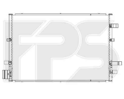 Радиатор кондиционера FORD_MONDEO 04-07