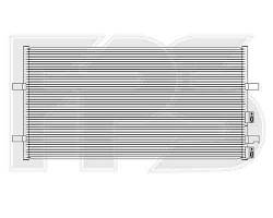 Радіатор кондиціонера FORD_TRANSIT 06-13