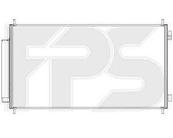 Радіатор кондиціонера HONDA_CRV 06-09/CRV 10-12