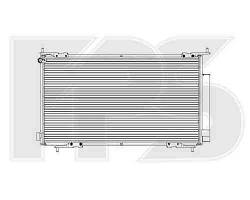 Радіатор кондиціонера Honda CR-V II (Koyoair) FP 30 K389-X