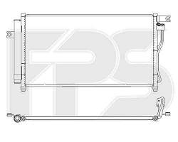 Радіатор кондиціонера Hyundai Accent III (06-10) бенз. (FPS)