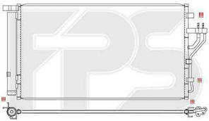 Радіатор кондиціонера HYUNDAI_ix35 10-, KIA_SPORTAGE 10- (SL)