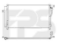 Радиатор кондиционера Hyundai Accent III (06-10) бенз. (FPS)
