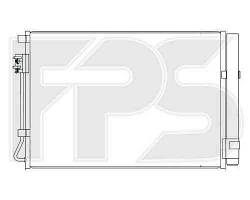 Радіатор кондиціонера HYUNDAI_ACCENT / SOLARIS 11-, KIA_RIO 11-14