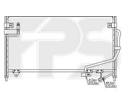 Радиатор кондиционера MAZDA_323 95-98 F (BA)