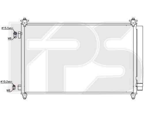 Радиатор кондиционера MAZDA_CX9 08-12