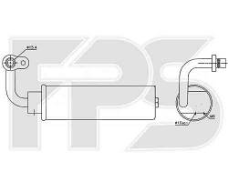 Осушувач кондиціонера NISSAN_QASHQAI 06-09/QASHQAI 10-14