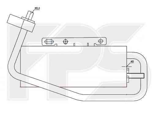 Осушитель кондиционера OPEL_VECTRA C 02-05