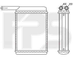 Піч FORD_FIESTA 83-89