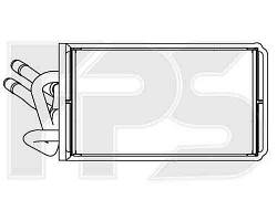 Радіатор пічки FORD TRANSIT 00-06