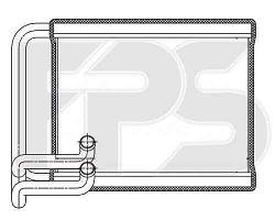 Радіатор пічки HYUNDAI SONATA 11-(YF), KIA OPTIMA 11-