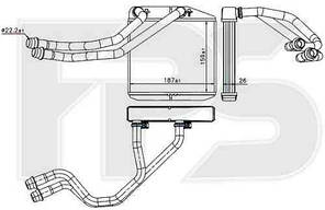 Піч FIAT_DOBLO 10-15, OPEL_COMBO 12-