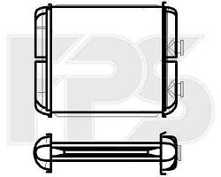 Радиатор печки OPEL ASTRA ZAFIRA  52466960 93180006 1618 312  9118960 93180006