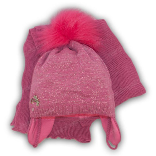 шапка и шарф для девочки