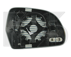 Вкладиш дзеркала правий з обігрівом хром 2008-A8 2002-10