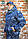 Куртка охоронця утеплена "Фенікс" укорочена камуфляж місто, форма для охорони, фото 2