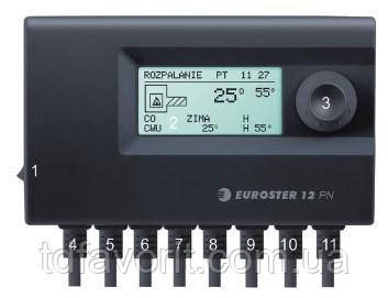 Euroster 12PN контролер настінний котла зі шнеком